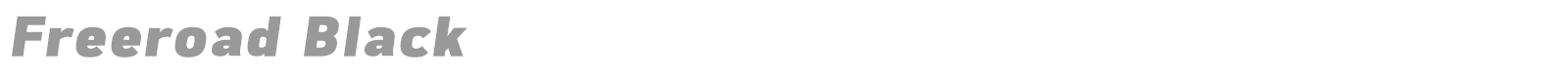 Freeroad font preview